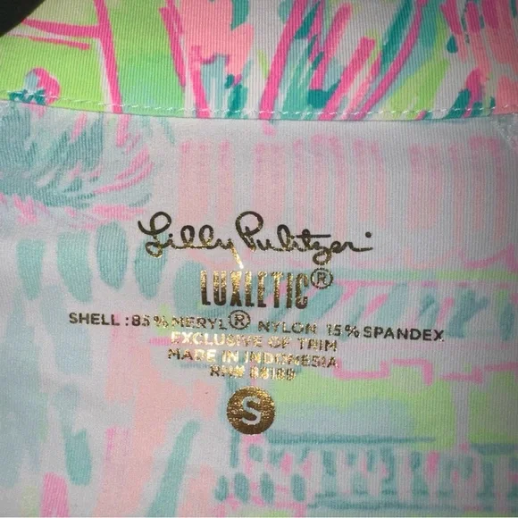 Lilly Pulitzer UPF 50+ Luxletic Hadlee Tennis Jacket Multi Perfect Match Size S - Picture 5 of 5